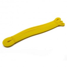 Резиновый эспандер лента желтый, петля нагрузка 4 - 9 кг