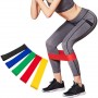 Резинки для фитнеса тренировки ног, рук, ягодиц набор из 5 шт.
