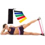 Резинки для фитнеса тренировки ног, рук, ягодиц набор из 5 шт.