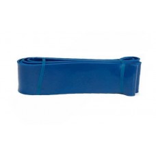 Резиновый эспандер лента синий, петля нагрузка 26 - 70 кг